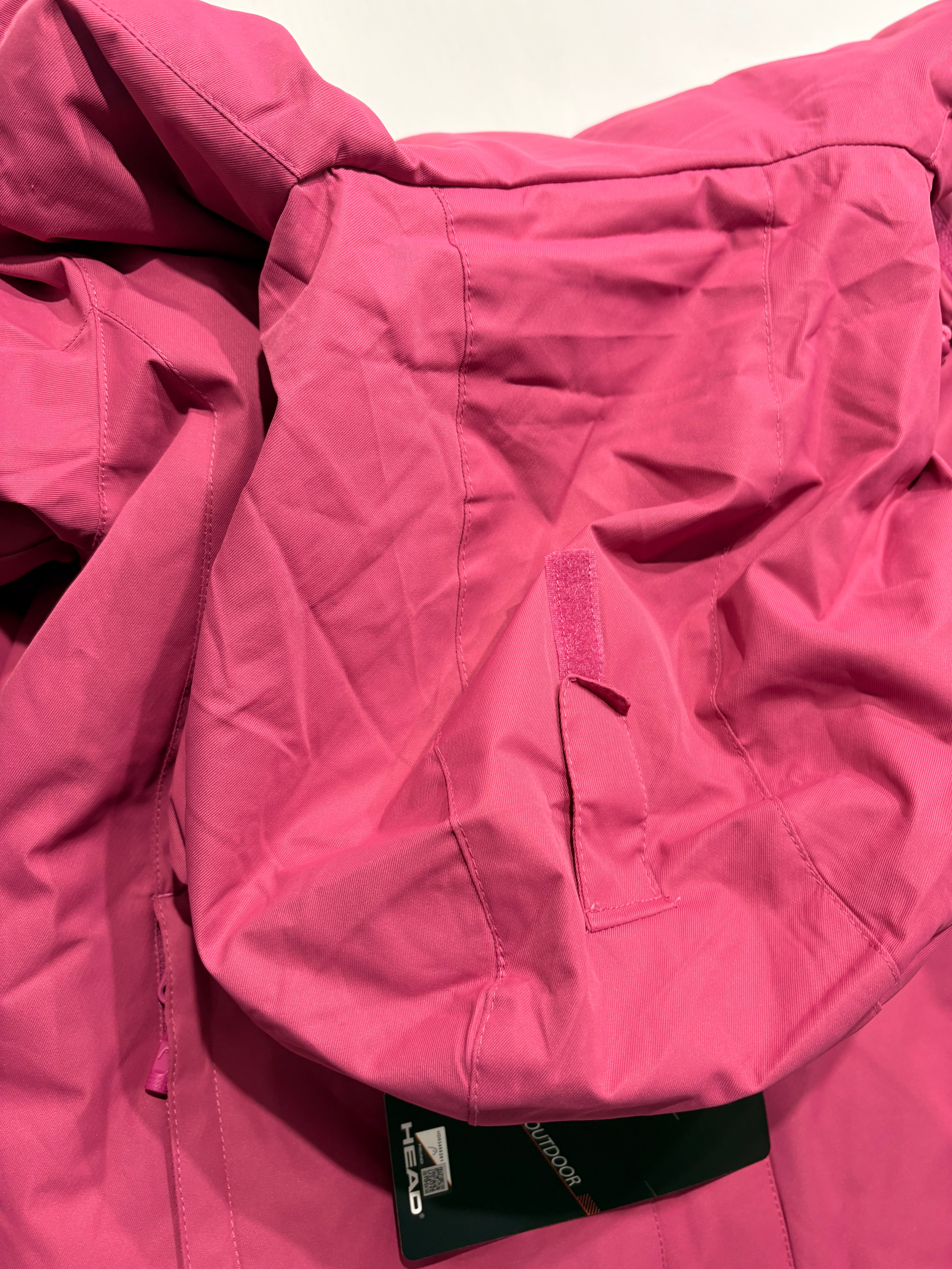HEAD hooded B fuchsia ski jacket JKSK975 B size S M HEAD hooded B fuchsia ski jacket JKSK975 B size S M